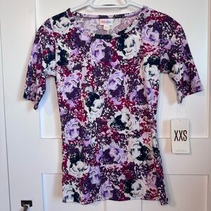 NWT LuLaRoe Gigi Women's Top Size XXS Disney Cruella De Vil 101 Dalmatians